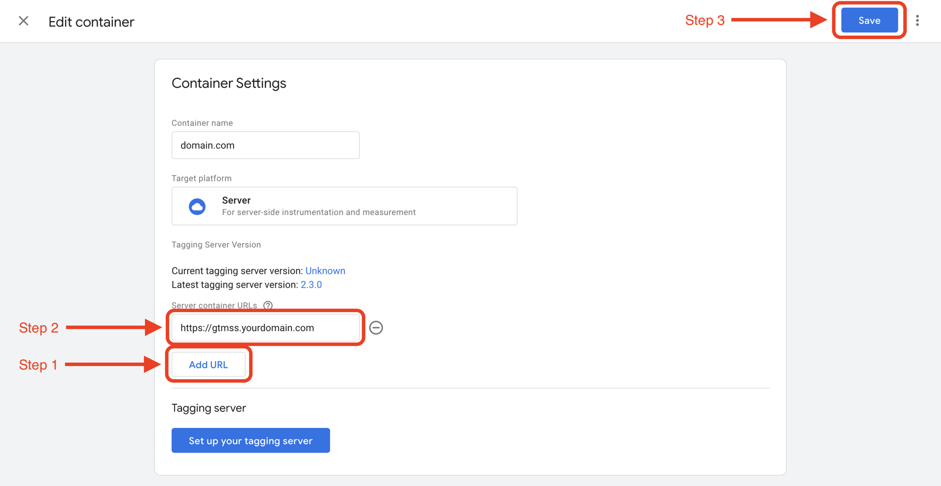 12 GTM container settings save.png